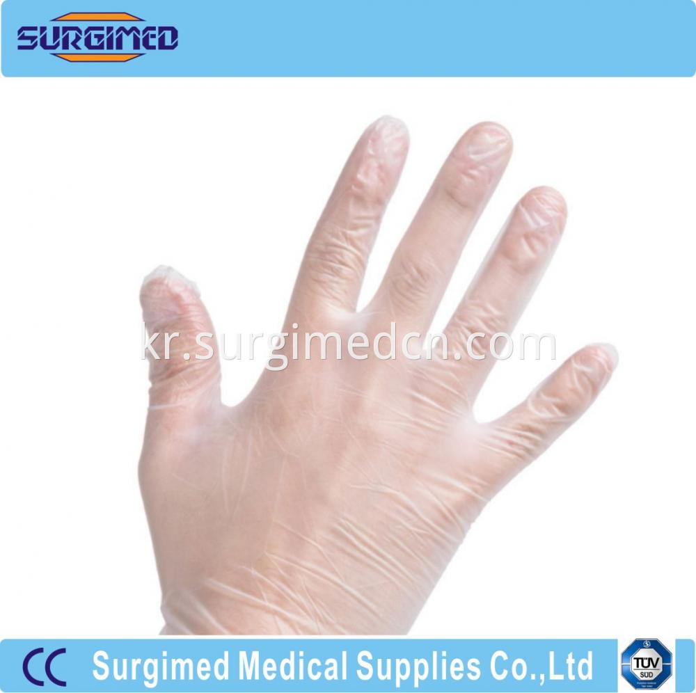 Medical Examination Vinyl Glove Transparent